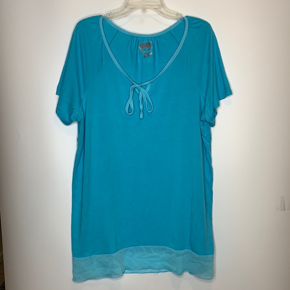 NWOT JMS Just My Size Top 2X 3X 4X PLUS SIZE - Picture 1 of 6